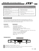 JTS UC-900 Instruction Manual preview