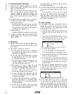 Preview for 14 page of JTS UF-10R/12 Instruction Manual