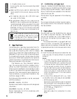 Preview for 16 page of JTS UF-20R/5 Instruction Manual