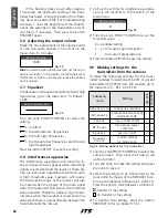 Preview for 22 page of JTS UF-20R/5 Instruction Manual