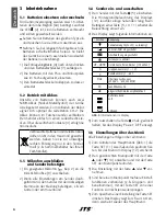 Preview for 6 page of JTS UF-20TB/5 Instruction Manual