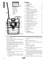 Preview for 12 page of JTS UF-20TB/5 Instruction Manual