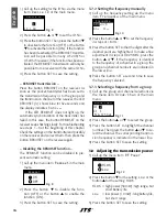 Preview for 16 page of JTS UF-20TB/5 Instruction Manual