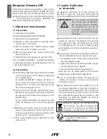 Предварительный просмотр 10 страницы JTS US-8001D/1 Instruction Manual