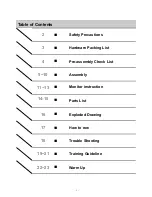 Предварительный просмотр 2 страницы JTX Fitness Freedom Air Rower Owner'S Manual