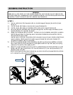 Предварительный просмотр 6 страницы JTX Fitness Freedom Air Rower Owner'S Manual