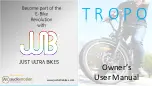 Preview for 1 page of JUB TROPO Owner & User Manual