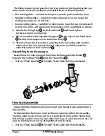 Предварительный просмотр 4 страницы Judge JEA58 Instruction Manual