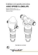 Judo 8070558 Installation And Operating Instructions Manual предпросмотр