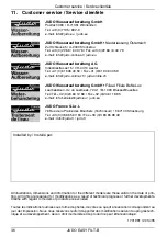 Preview for 36 page of Judo 8070646 Installation And Operating Instructions Manual