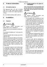 Preview for 6 page of Judo JMFI 1 Installation And Operating Instructions Manual