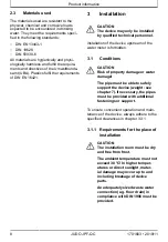 Preview for 8 page of Judo JPF-QC DN 125 Installation And Operating Instructions Manual