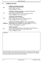 Preview for 20 page of Judo JPF-QC DN 125 Installation And Operating Instructions Manual