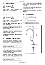 Preview for 16 page of Judo PURE TAP Installation And Operating Instructions Manual