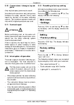 Preview for 17 page of Judo QUICKSOFT MEGA Operating Instructions Manual