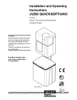 Preview for 1 page of Judo QUICKSOFT-UNO Installation And Operating Instrictions