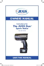 JUGS Sports JUGS Gun Owner'S Manual предпросмотр