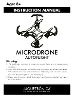 Juguetronica MICRODRONE AUTOFLIGHT Instruction Manual preview