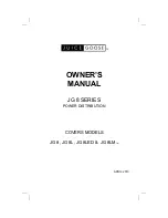 JUICE GOOSE JG 8 Owner'S Manual предпросмотр