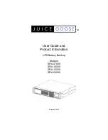 Preview for 1 page of JUICE GOOSE SRA 07000 User Manual