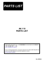 Preview for 10 page of JUKI AK118 Instruction Manual And Parts List