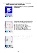 Предварительный просмотр 22 страницы JUKI AW-3S Instruction Manual