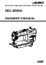 JUKI DDL-8000A Engineer'S Manual preview