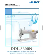 JUKI DDL-8300N Specifications preview