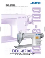 JUKI DDL-8700L Specifications preview