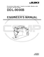 Предварительный просмотр 1 страницы JUKI DDL-9000B-DS Engineering Manual