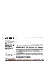 Предварительный просмотр 100 страницы JUKI DLN-9010 Instruction Manual