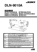 Preview for 1 page of JUKI DLN-9010A Instruction Manual