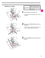 Preview for 23 page of JUKI DX-2000QVP Instruction Manual