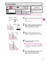 Preview for 57 page of JUKI DX-2000QVP Instruction Manual