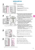 Предварительный просмотр 75 страницы JUKI Exceed F-300 Instruction Manual