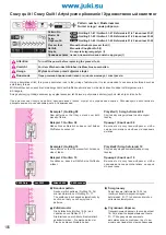 Предварительный просмотр 106 страницы JUKI Exceed F-300 Instruction Manual