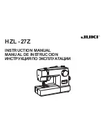 Preview for 48 page of JUKI HZL-27Z Instruction Manual