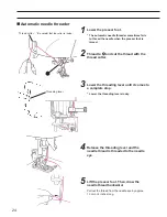 Preview for 26 page of JUKI HZL-DX series Instruction Manual