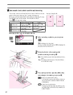 Preview for 42 page of JUKI HZL-DX series Instruction Manual