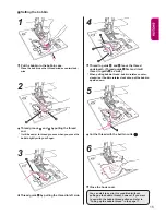 Предварительный просмотр 17 страницы JUKI HZL-G120 Instruction Manual