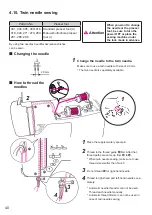 Предварительный просмотр 42 страницы JUKI HZL-NX7 Instruction Manual