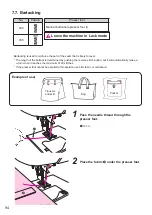 Предварительный просмотр 96 страницы JUKI HZL-NX7 Instruction Manual