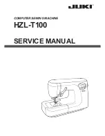 JUKI HZL-T100 Service Manual preview