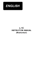 JUKI L-1C Instruction Manual preview