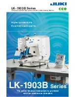 JUKI LK-1903B Series Specifications предпросмотр