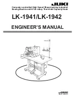 JUKI LK-1941 Engineer'S Manual preview