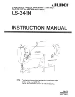 Предварительный просмотр 1 страницы JUKI LS-341N Instruction Manual