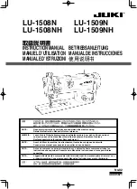 JUKI LU-1508N Instruction Manual preview