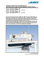 JUKI LU-2216N-7 Specifications предпросмотр