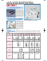 Preview for 3 page of JUKI LZH-1290 Brochure & Specs